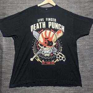 Five Finger Death Punch Shirt Men's XL Short Sleeve 2018 Tour Got Your Six